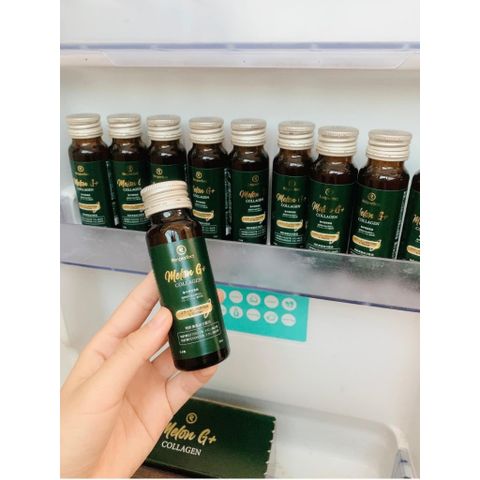 Nước Uống Collagen Melon G+ Reiperfect Nhật Bản - Chống Lão Hóa, Dưỡng Trắng Da, Tăng Cường Đàn Hồi, 10 Lọ x 50ml