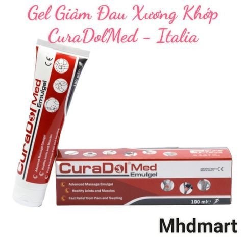 Gel Bôi Giảm Đau Xương Khớp CuraDolMed 100ml - Giảm đau cơ, bong gân, viêm xương, hỗ trợ phục hồi, sản phẩm tự nhiên nhập khẩu chính ngạch