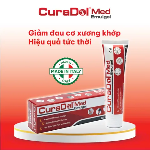 Gel Bôi Giảm Đau Xương Khớp CuraDolMed 100ml - Giảm đau cơ, bong gân, viêm xương, hỗ trợ phục hồi, sản phẩm tự nhiên nhập khẩu chính ngạch