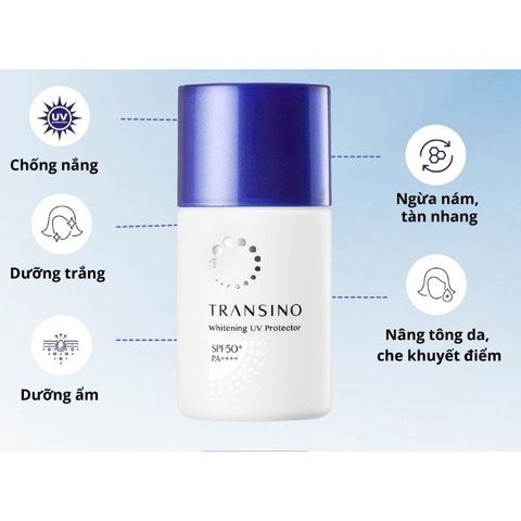Kem chống nắng dưỡng trắng da Transino UV Protector 30ml 403373