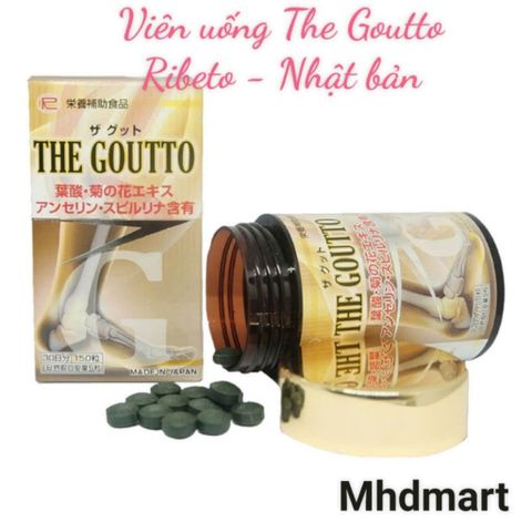 Viên uống hỗ trợ gout THE GOUTTO 150 viên - Thực phẩm bảo vệ sức khỏe từ Nhật Bản,  cải thiện đau khớp, tổn thương axit uric.