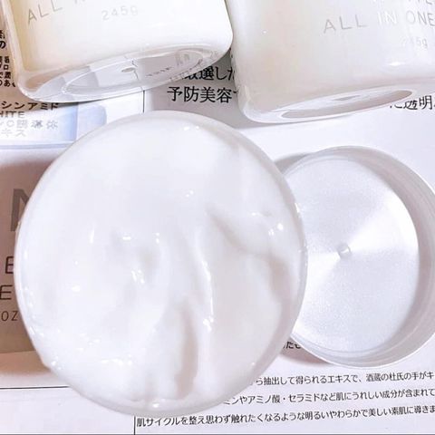 Kem Dưỡng Trắng Da NMN White All In One Gel Nhật Bản - Ngừa Lão Hóa, Cấp Ẩm, Phục Hồi Da, Dưỡng Sáng, 245g