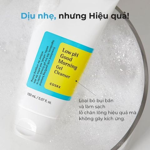 Sữa rửa mặt Cosrx Low PH Good Morning Gel Cleanser 403399