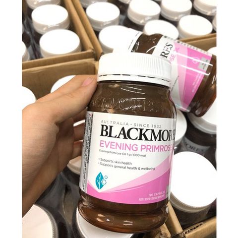 Tinh Dầu Hoa Anh Thảo Blackmore Evening Primrose Oil 1000 - Cân Bằng Nội Tiết Tố, Làm Đẹp Da, Hộp 190 Viên
