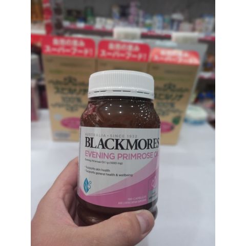 Tinh Dầu Hoa Anh Thảo Blackmore Evening Primrose Oil 1000 - Cân Bằng Nội Tiết Tố, Làm Đẹp Da, Hộp 190 Viên