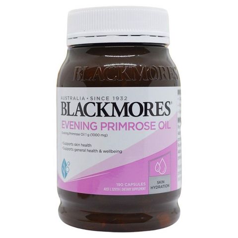 Tinh Dầu Hoa Anh Thảo Blackmore Evening Primrose Oil 1000 - Cân Bằng Nội Tiết Tố, Làm Đẹp Da, Hộp 190 Viên