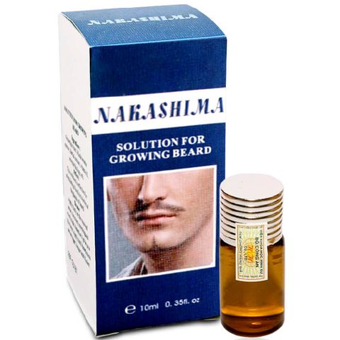 Viên Uống Mọc Râu Nakashima 10ml - Giải Pháp Tự Nhiên Kích Thích Mọc Râu Dày và Khỏe, Chất Lượng Nhật Bản
