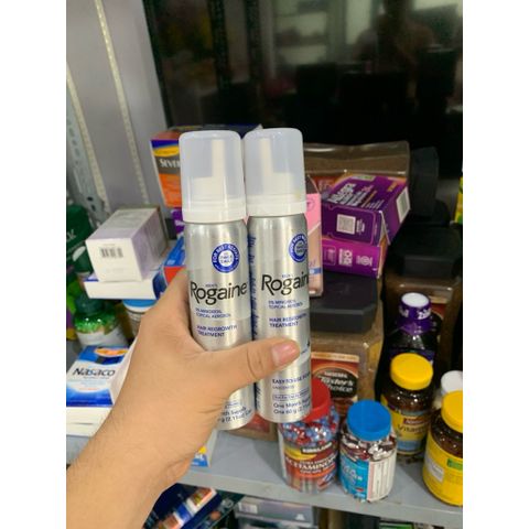 Kem Mọc Tóc Rogaine Minoxidil 5% Dạng Bọt Cho Nam - Hỗ Trợ Mọc Tóc, Giảm Rụng Tóc, Chính Hãng Italia - Hộp 3 Chai