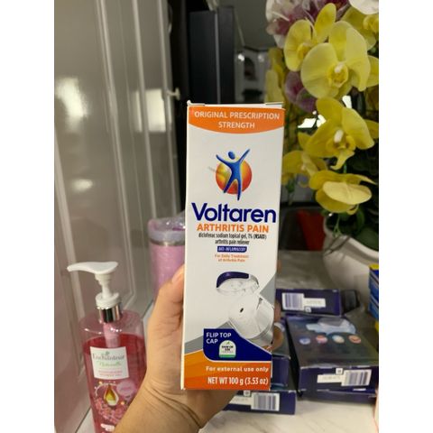 Gel Xoa bóp Giảm Đau Voltaren Emulgel - Gel Chăm Sóc Cơ Thể Hiệu Quả, Giảm Nhức Mỏi Tay Chân, 50g và 100g