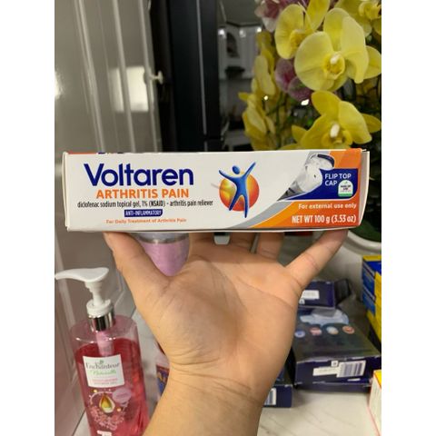 Gel Xoa bóp Giảm Đau Voltaren Emulgel - Gel Chăm Sóc Cơ Thể Hiệu Quả, Giảm Nhức Mỏi Tay Chân, 50g và 100g