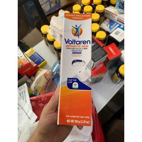 Gel Xoa bóp Giảm Đau Voltaren Emulgel - Gel Chăm Sóc Cơ Thể Hiệu Quả, Giảm Nhức Mỏi Tay Chân, 50g và 100g