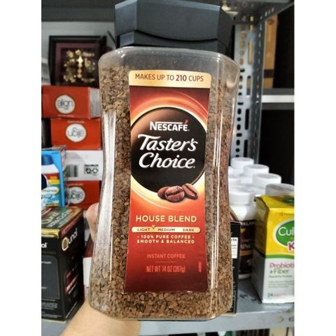 Cà Phê Hòa Tan Nescafe Taster’s Choice House Blend - Hương Vị Mỹ Hoàn Hảo Cho Buổi Sáng Tươi Mát
