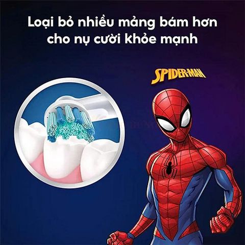 Bàn Chải Điện Oral-B Vitality Kids - Thiết Kế Dễ Thương, Công Nghệ Làm Sạch Tiên Tiến Cho Trẻ Em, Khuyến Khích Chăm Sóc Răng Miệng