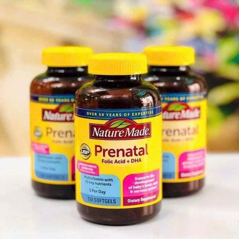 Vitamin Tổng Hợp Cho Mẹ Bầu Nature Made Prenatal 150 Viên - Bổ Sung Dinh Dưỡng Thiết Yếu Cho Mẹ và Bé Trong Thời Kỳ Mang Thai