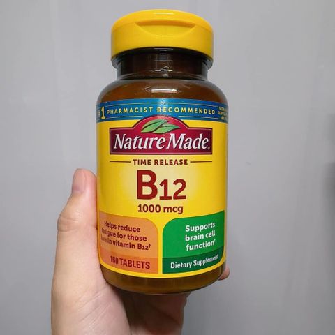 Nature Made Vitamin B12 Time Release 1000mcg Nature Made 160 Viên