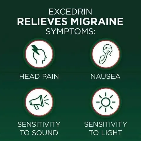 Viên uống giảm đau nửa đầu Excedrin 300 viên - Giải pháp nhanh chóng và hiệu quả cho cơn đau đầu khó chịu