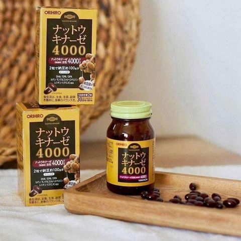 Viên Phòng Ngừa Đột Quỵ Orihiro Nattokinase 4000FU 60 Viên