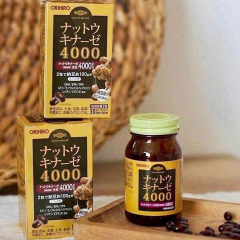 Viên Phòng Ngừa Đột Quỵ Orihiro Nattokinase 4000FU 60 Viên