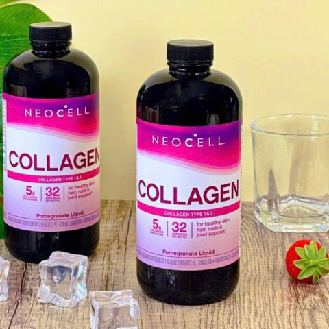 Nước Uống NeoCell Collagen Type 1 & 3 Liquid Pomegranate 473ml