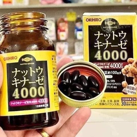 Viên Phòng Ngừa Đột Quỵ Orihiro Nattokinase 4000FU 60 Viên
