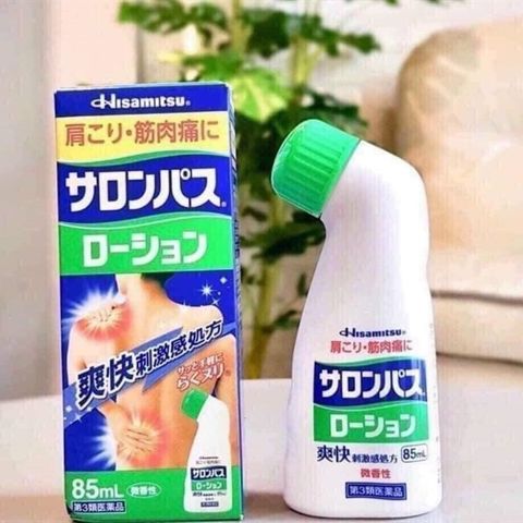 Lăn Giảm Đau Hisamitsu Salonpas 85ml - Sản Phẩm Chăm Sóc Sức Khỏe Nhật Bản Giúp Giảm Đau Nhanh Chóng Và Hiệu Quả