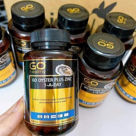 Tinh Chất Hàu Go Healthy Oyster Plus Zinc 120 Viên Chính Hãng New Zealand – Thực Phẩm Bổ Sung Kẽm & Dinh Dưỡng