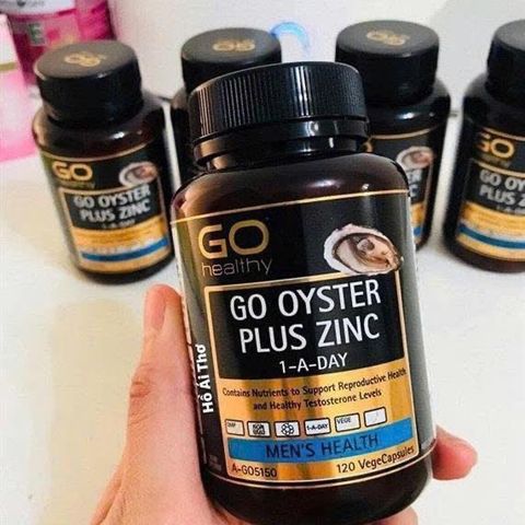Tinh Chất Hàu Go Healthy Oyster Plus Zinc 120 Viên Chính Hãng New Zealand – Thực Phẩm Bổ Sung Kẽm & Dinh Dưỡng