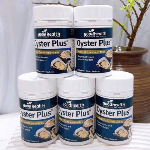 Tinh chất Goodhealth Oyster Plus 60 viên - Thực phẩm chức năng tăng cường sinh lực, hỗ trợ sức khỏe và năng lượng từ Úc