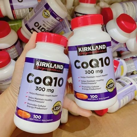 (Sales) Viên uống Kirkland CoQ10 300mg 100 viên - Hỗ trợ sức khỏe tim mạch và tăng cường năng lượng tự nhiên Chính hãng