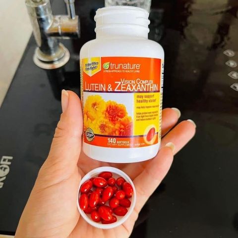 Viên uống bổ mắt Trunature Vision Complex Lutein Zeaxanthin 140 viên - Bảo vệ sức khỏe thị lực, chống mỏi mắt hiệu quả