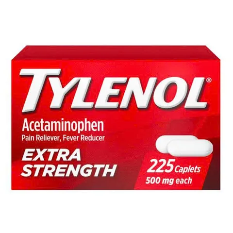 Viên uống giảm đau Tylenol Extra Strength Acetaminophen 500mg - Giảm đau hiệu quả, hộp 225 viên sản xuất tại Mỹ