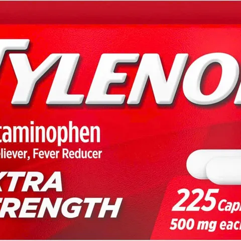 Viên uống giảm đau Tylenol Extra Strength Acetaminophen 500mg - Giảm đau hiệu quả, hộp 225 viên sản xuất tại Mỹ