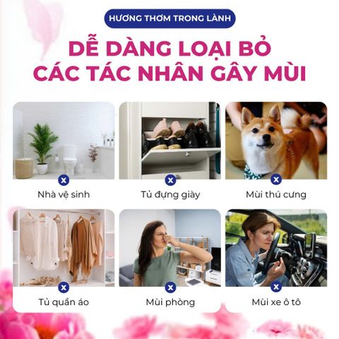 Túi Thơm Hygiene Thái Lan 8g - Khử Mùi Hôi Ẩm Mốc, Hương Nước Hoa Dễ Chịu Treo Tủ Quần Áo, Phòng Ngủ, Xe Hơi