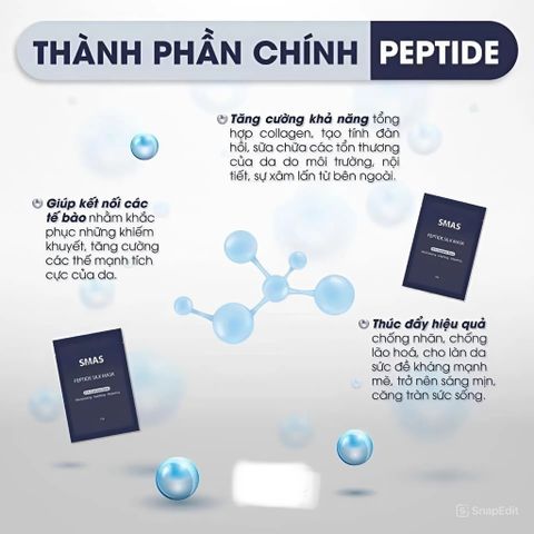 Mặt Nạ SMAS Peptide Silk 25g - Phục Hồi, Cấp Ẩm, Dịu Da
