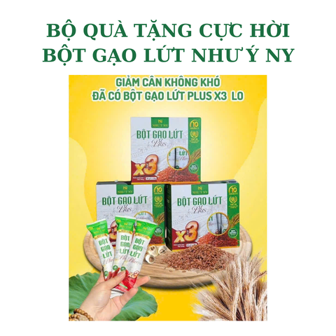 Bột Gạo Lứt Như Ý Ny 500g - Hỗ Trợ Giảm Cân Hiệu Quả, Giàu Chất Xơ và Vitamin, Dinh Dưỡng Lành Mạnh