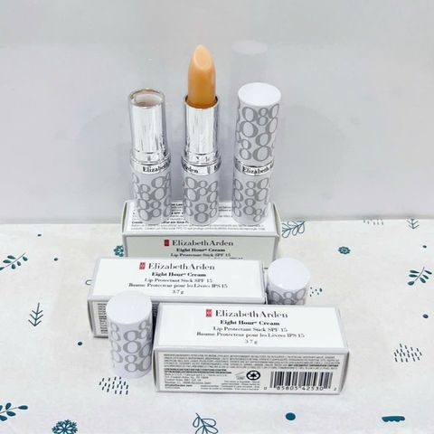 Son Dưỡng Môi Elizabeth Arden Eight Hour Lip Protectant Stick SPF15 3.7ml - Dưỡng Ẩm, Bảo Vệ Chống Nắng, Giúp Môi Mềm Mượt