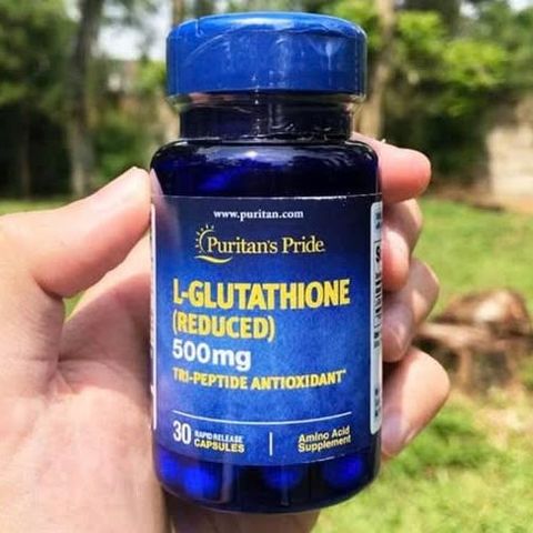 Viên Uống Trắng Da Glutathione Puritan's Pride 500mg 30 Viên - Tăng Cường Sức Đề Kháng và Làm Sáng Da Tự Nhiên