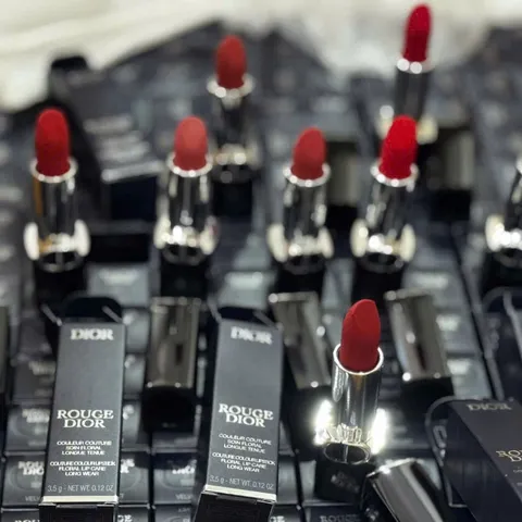 Son Dior Rouge Velvet Full Box 3.5g - Chất Son Lì Mịn, Lên Màu Chuẩn, Sang Trọng - Quà Tặng Hút Hồn từ Dior