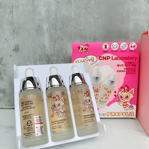 Set Serum Dưỡng Da Keo Ong CNP Hàn Quốc - Bộ 3 Chai 30ml Giúp Cấp Ẩm và Làm Sáng Da, Phù Hợp Với Da Nhạy Cảm