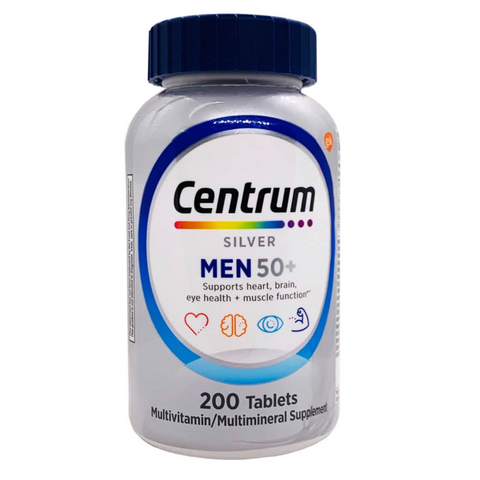 Vitamin Centrum Silver Men 50+ - Vitamin tổng hợp 275 viên cho nam giới 50+, tăng cường sức khỏe và miễn dịch, cải thiện năng lượng