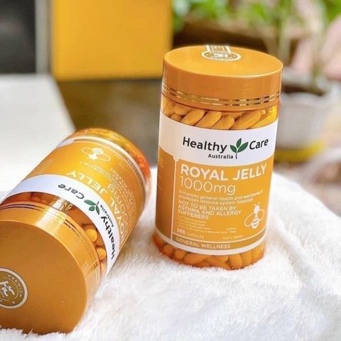 Viên sữa ong chúa 1000mg Healthy Care 365 viên, tăng sức khỏe, đẹp da