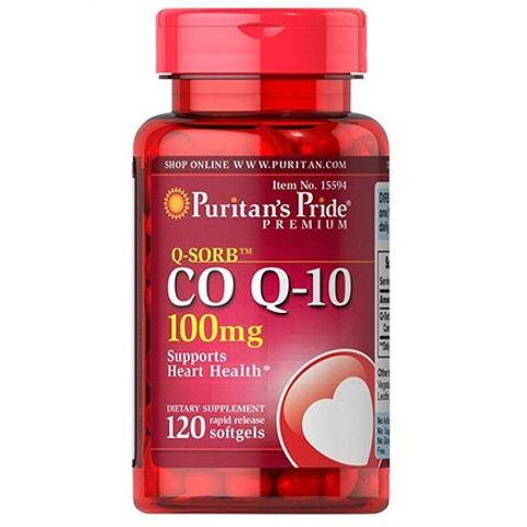 Viên hỗ trợ tim mạch CoQ10 Puritan’s Pride 100mg 120 viên, bảo vệ tim