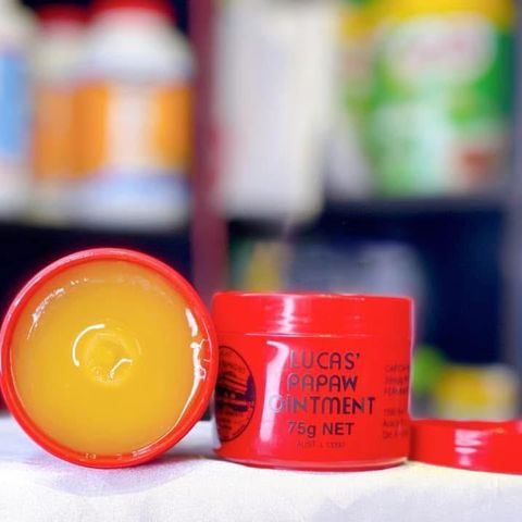 Kem dưỡng môi đa năng Lucas Papaw 75g, mềm môi, dưỡng ẩm