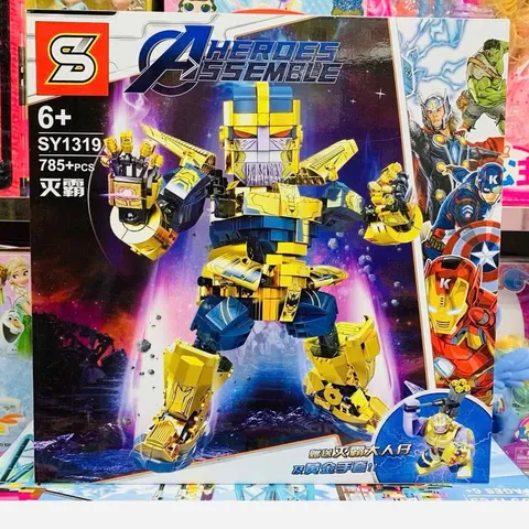 Bộ Đồ Chơi Lắp Ráp Mô Hình Siêu Nhân Heroes Assemble SY1319 - Đồ Chơi Lego Sáng Tạo Phát Triển Kỹ Năng Cho Trẻ Em 6 Tuổi Trở Lên