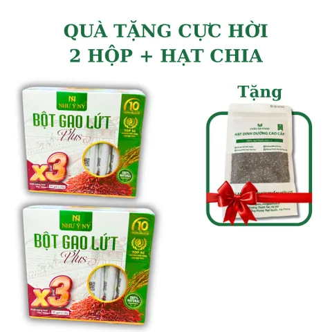 Bột Gạo Lứt Như Ý Ny 500g - Hỗ Trợ Giảm Cân Hiệu Quả, Giàu Chất Xơ và Vitamin, Dinh Dưỡng Lành Mạnh