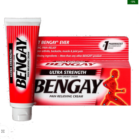 Kem xoa bóp giảm đau Ultra Strength Bengay 100g, giảm đau cơ, khớp