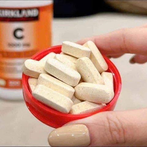 Viên uống Vitamin C Kirkland 1000mg 500 viên - Tăng cường hệ miễn dịch, chống oxy hóa, hỗ trợ sức khỏe da