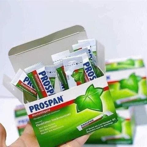Siro ho siro Prospan dạng gói 21 gói, giảm ho, long đờm