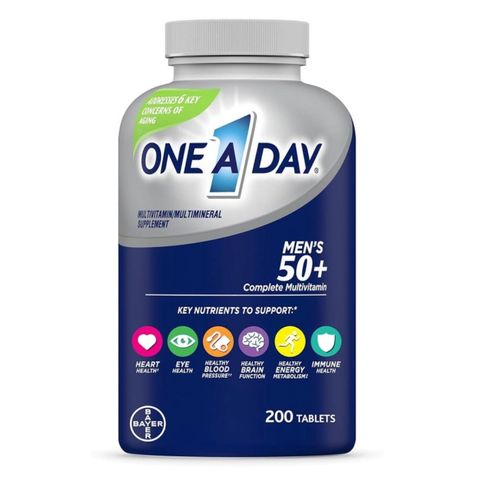 One A Day Men’s 50+ Multivitamin 200 viên, sức khỏe nam trên 50 tuổi