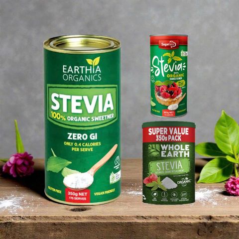 Đường Stevia Tự Nhiên Úc 350g - Ngọt Nguyên Chất, Hòa Tan Dễ Dàng, Không Tăng Calo, Thực Phẩm Lành Mạnh, Tiết Kiệm